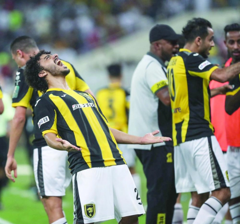 فرحة اتحادية بتجاوز الشباب (إعلامي الاتحاد)