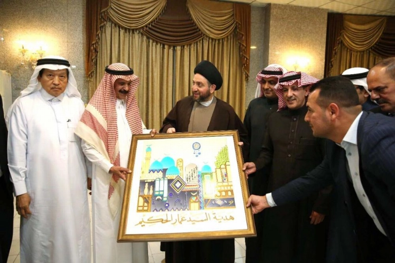 الحكيم والوفد السعودي (مكة)