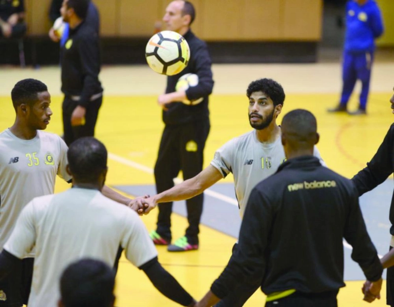 تدريبات النصر استعدادا للرائد (إعلامي النصر)