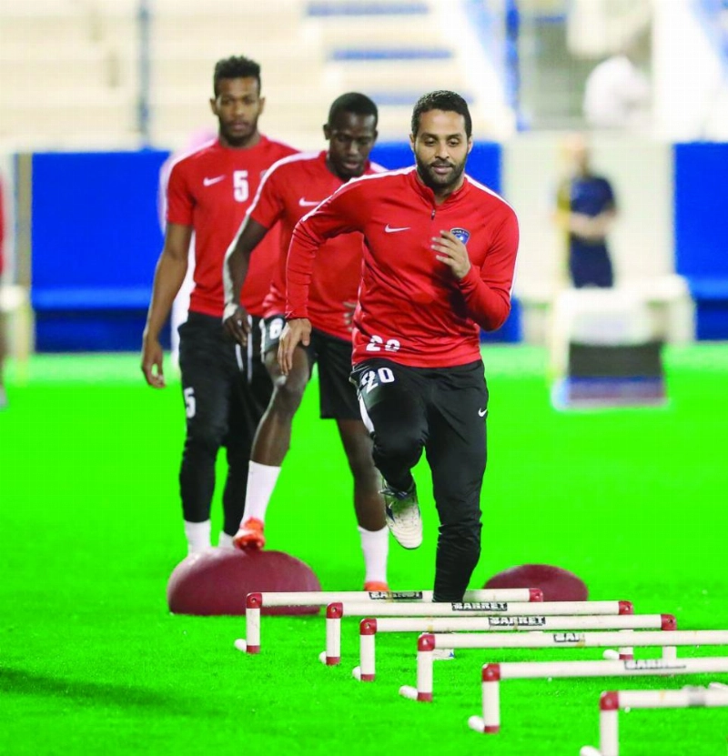 حصة لياقة للهلال استعدادا للريان (إعلامي الهلال)