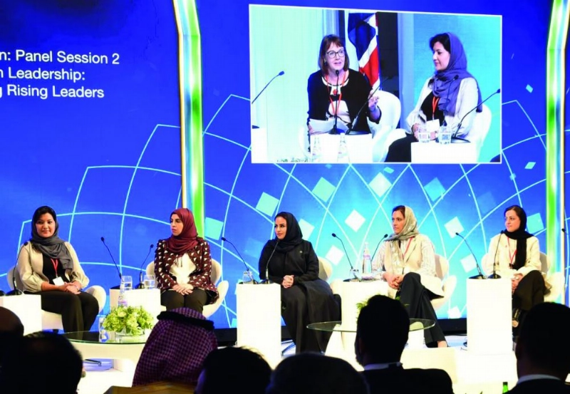 المشاركات السعوديات في الجلسة الثانية