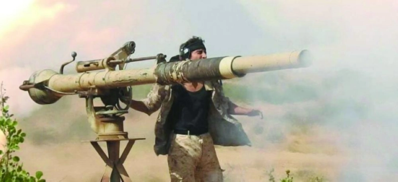 من مدفعية الجيش الوطني (المنطقة العسكرية الخامسة)