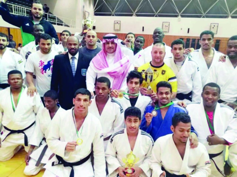 أبطال الجودو عقب التتويج (اتحاد الجودو)