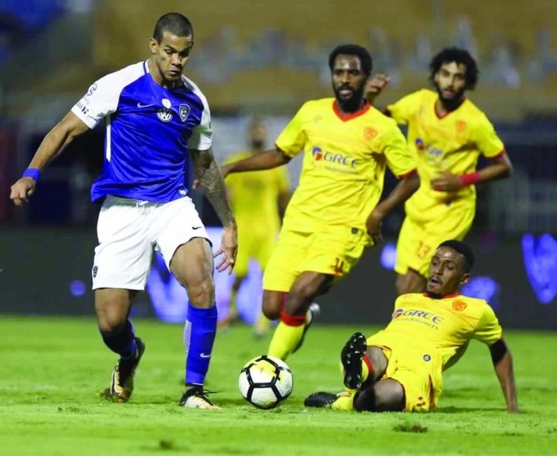جانب من مواجهة الفريقين في الدور الأول (واس)