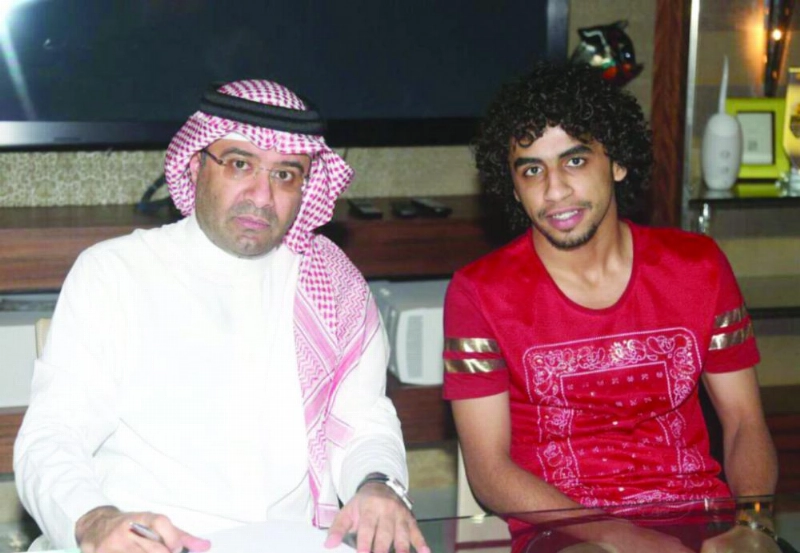 الخراع والرئيس الأسبق إبراهيم البلوي (إعلامي الاتحاد)