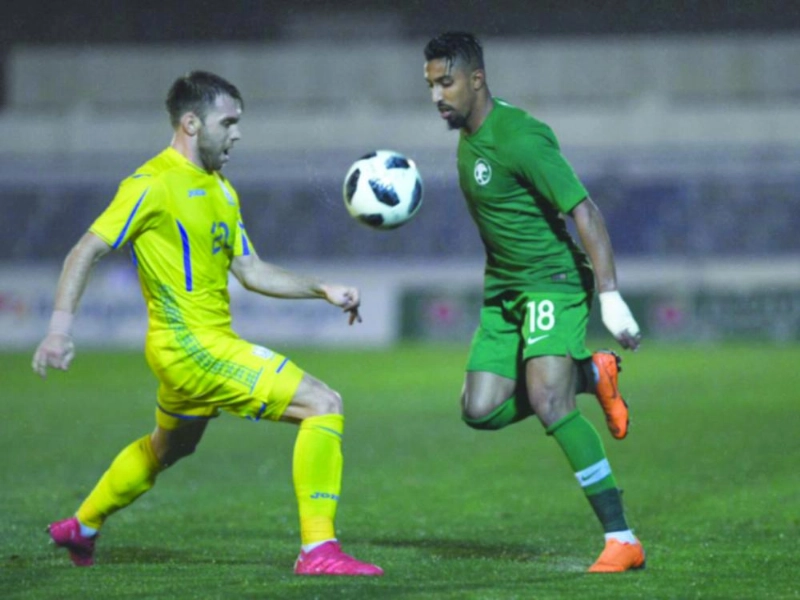 جانب من ودية السعودية وأوكرانيا (الاتحاد السعودي)