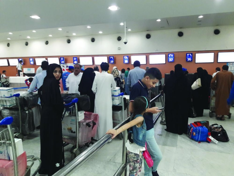 مغادرون في مطار الملك عبدالعزيز بجدة (مكة)