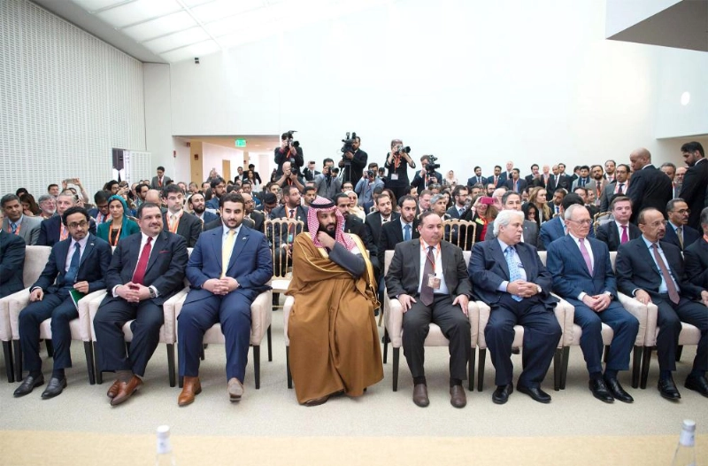 ولي العهد خلال زياراته عددا من الجامعات والمراكز الصحية والتقنية الأمريكية في بوسطن (واس)