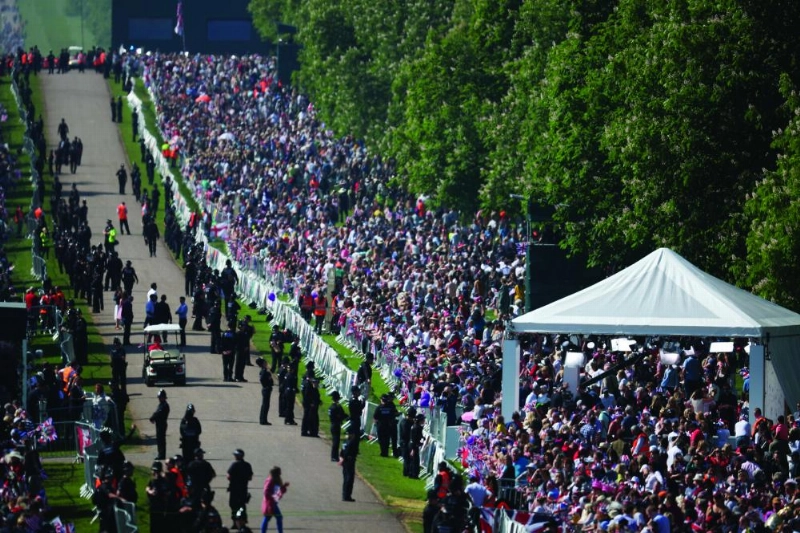 جانب من مراسم الزفاف