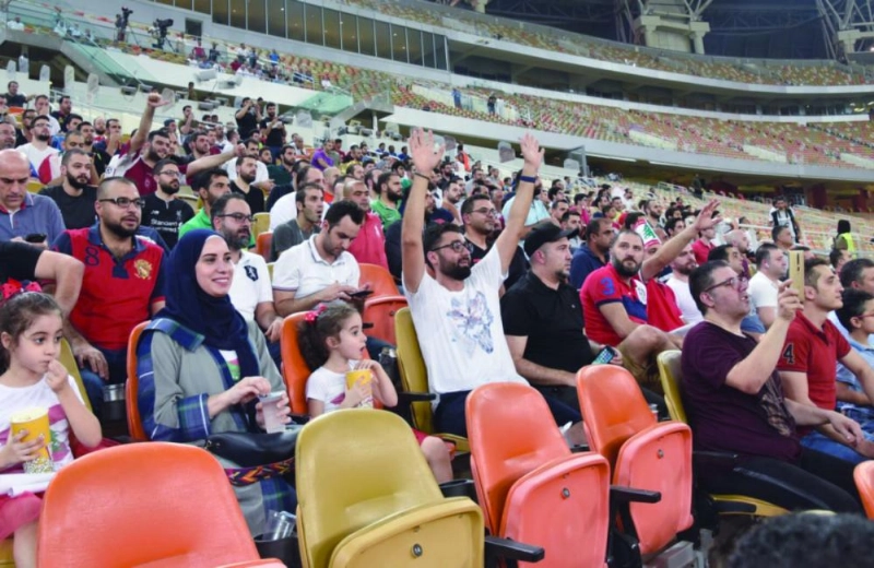 جمهور لبناني ساند النجمة أمس (الاتحاد العربي)