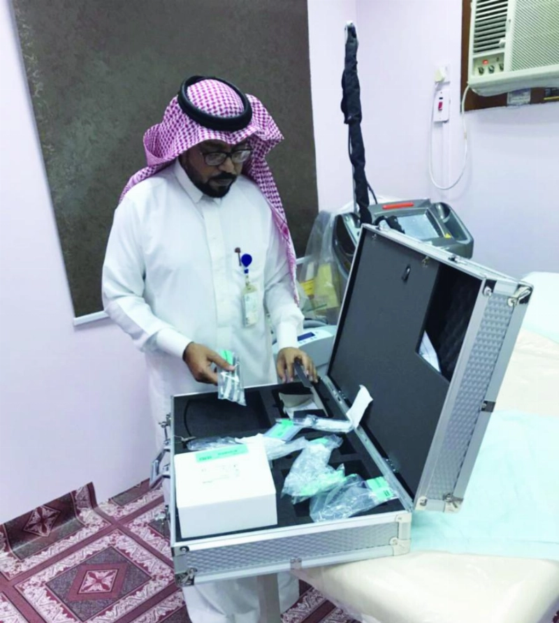 إحدى عيادات التجميل المخالفة (مكة)