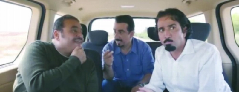 الثلاثي المالكي وعسيري والشمراني في لقطة من شيرشات