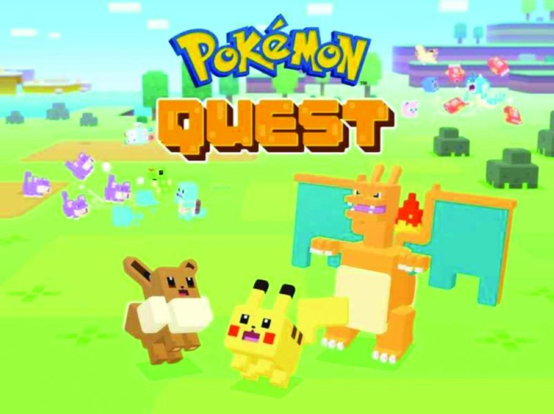 الواجهة-الرئيسية-للعبة-بوكيمون-كويست-Pokémon-Quest-APK-للاندرويد