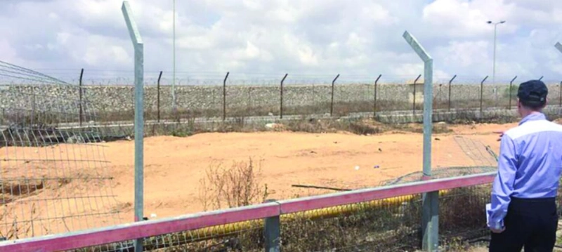 الجانب الفلسطيني من معبر كرم أبو سالم (UN Photo)