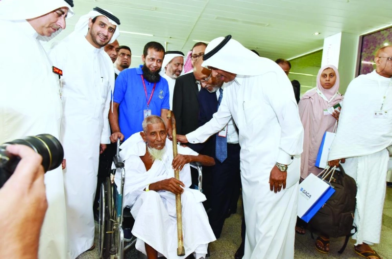 من عملية إنهاء إجراءات الحجاج في مطار جدة (واس)