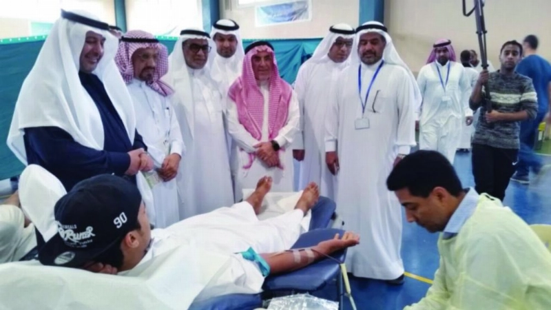 إحدى حملات التبرع بالدم السابقة (مكة)