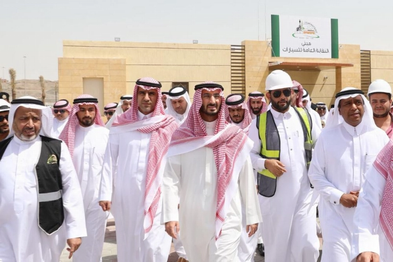 عبدالله بن بندر خلال الجولة (مكة)