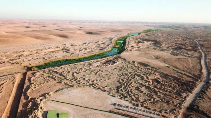 وادي عرعر كما بدا أخيرا (مكة)