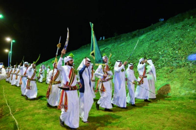 الفنون الشعبية بمهرجان الثروة الترفيهي (واس)
