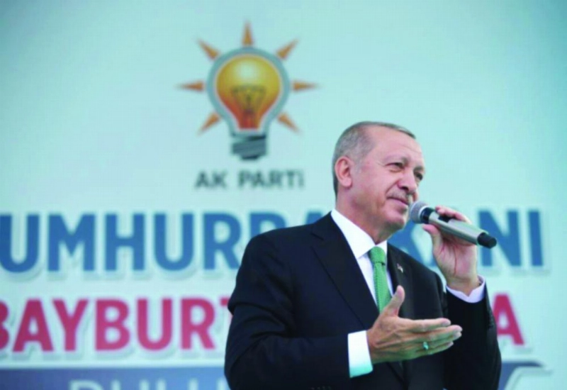 إردوغان مخاطبا شعبه (تويتر)