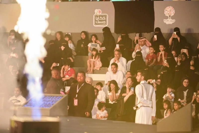 من تفاعل الجمهور خلف الكواليس (مكة)
