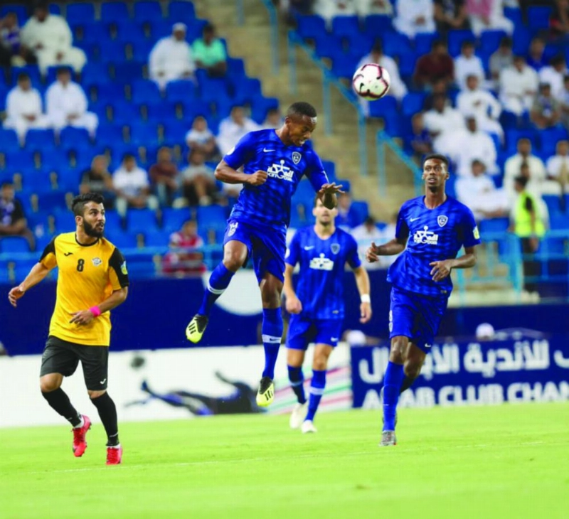 من مواجهة الهلال السعودي والشباب العماني (مكة)