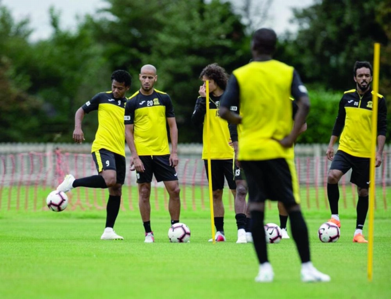 استعدادات الاتحاد لمواجهة السوبر (تويتر نادي الاتحاد)