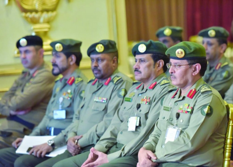 من حضور المؤتمر الصحفي للجوازات أمس (مكة)