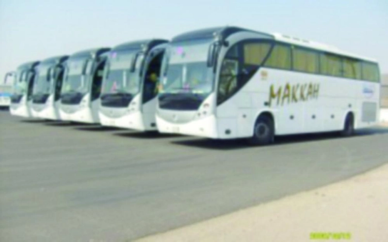 من أسطول حافلات نقل الحجاج (مكة)