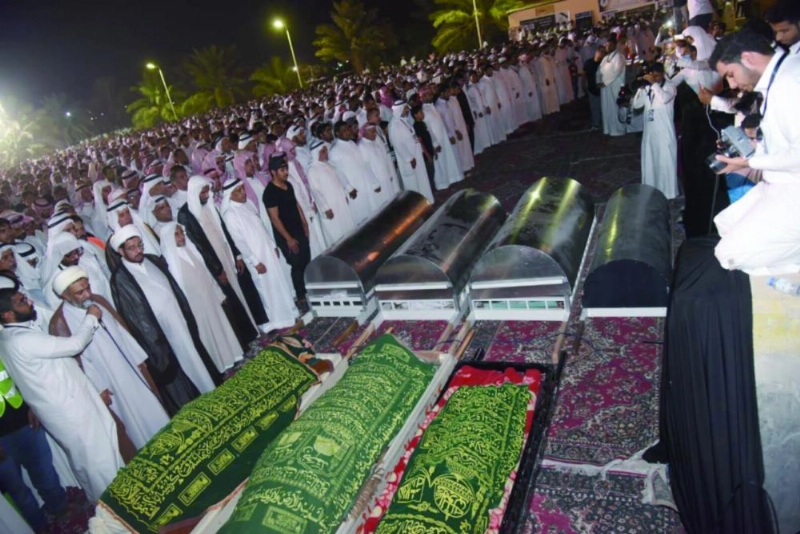 الصلاة على الضحايا أمس الأول (مكة)