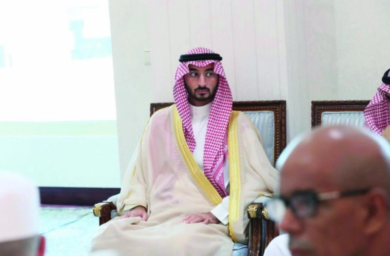 عبدالله بن بندر خلال المؤتمر