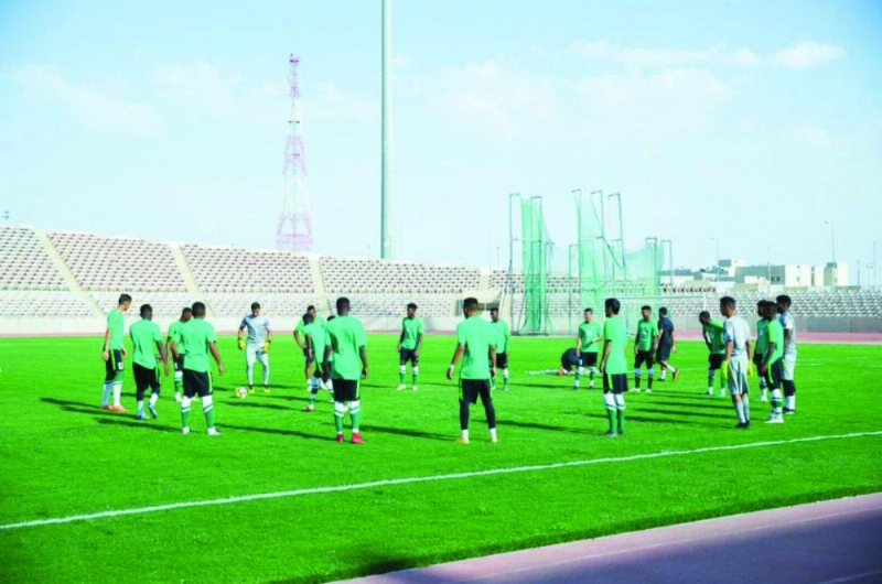 المنتخب السعودي تحت 19 عاما خلال معسكره الإعدادي (واس)