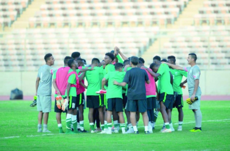المنتخب السعودي تحت 19 عامًا خلال معسكره الإعدادي (واس)