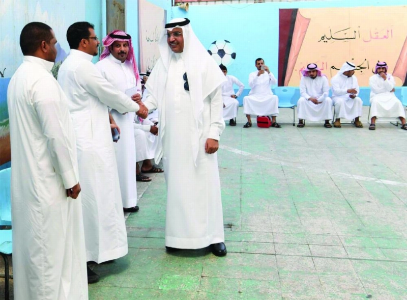 اليوم الدراسي الأول في مدارس تبوك (واس)