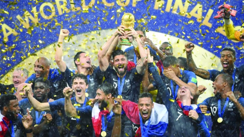 تتويج المنتخب الفرنسي بمونديال روسيا 2018 (مكة)