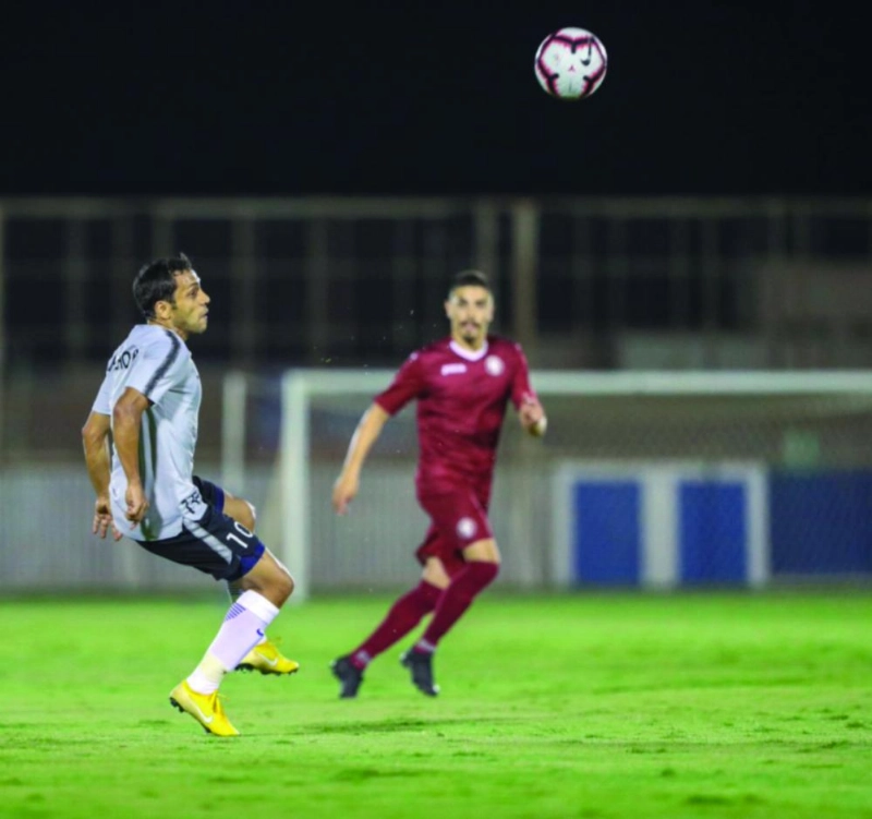 من اللقاء الودي لفريق الهلال الأول والفيصلي (مكة)