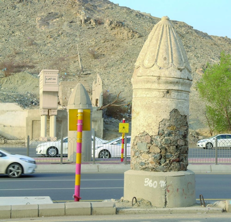 تهدم جوانب أحد العلمين (ياسر بخش)