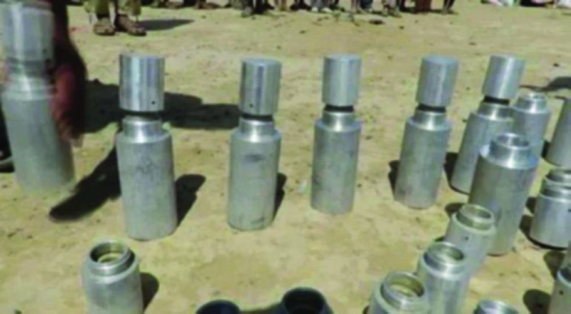 بطاريات الصواريخ المضبوطة (تويتر)