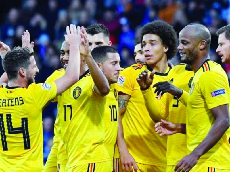 من ودية المنتخب البلجيكي الأخيرة (تويتر)