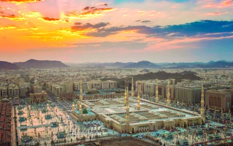 منظر جوي للمدينة المنورة