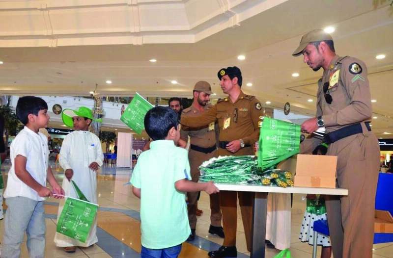 من احتفالات السعوديين بذكرى اليوم الوطني (واس)