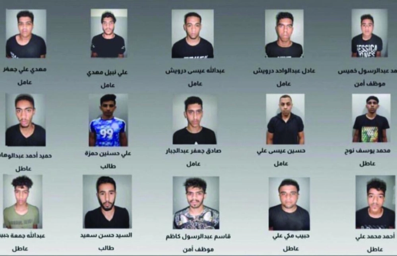 الموقوفون الـ15 (تويتر)