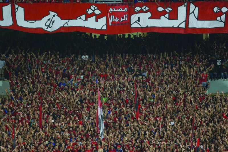 جماهير الأهلي المصري في مباراة سابقة (تويتر)