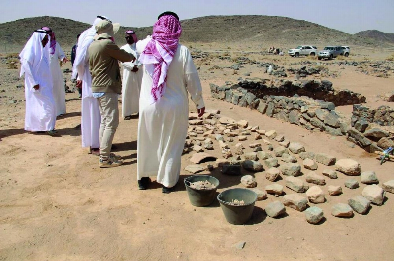 من الاكتشافات الأثرية (واس)