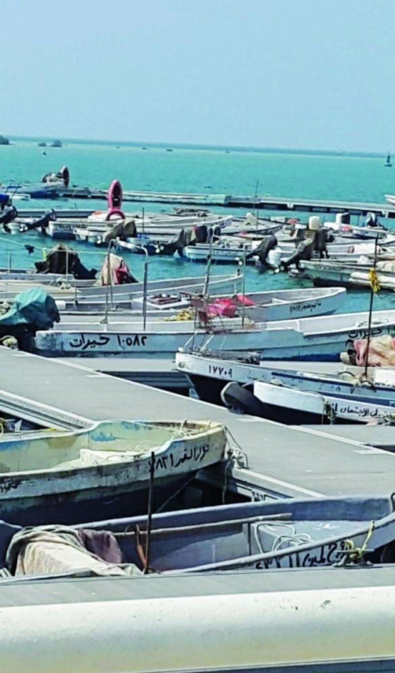 مراكب متوقفة في ثول أمس (مكة)