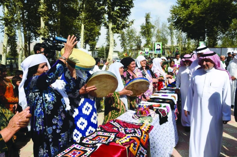الربيعة خلال مهرجان التدشين بطاجيكستان (واس)