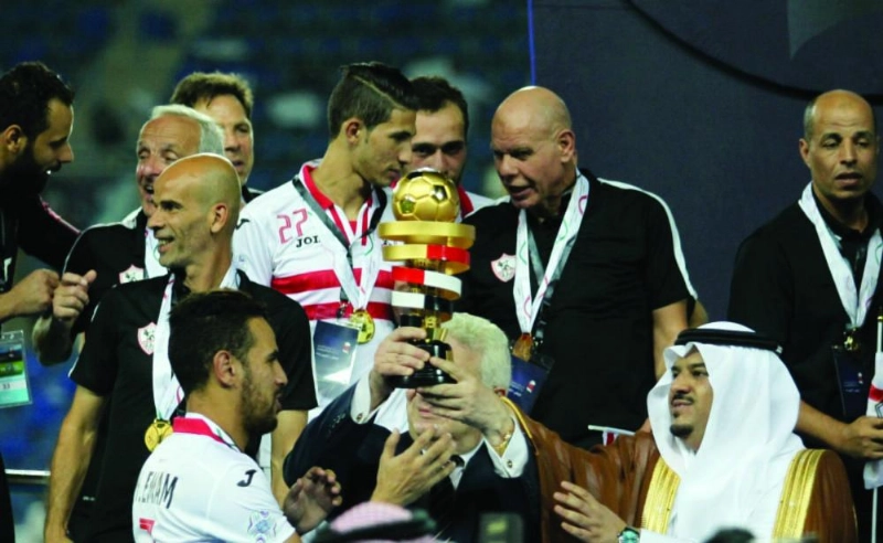 تتويج الزمالك بالسوبر السعودي المصري (نواف الجبني)