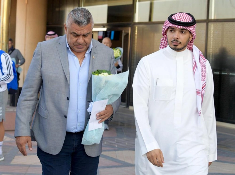 استقبال رئيس الاتحاد الأرجنتيني