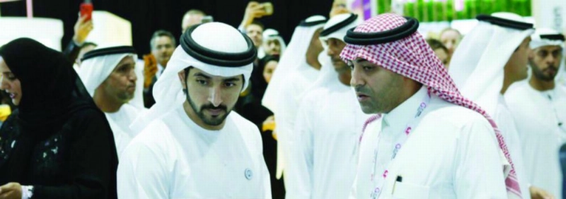 من مشاركة بادر بالمعرض في دبي (مكة)