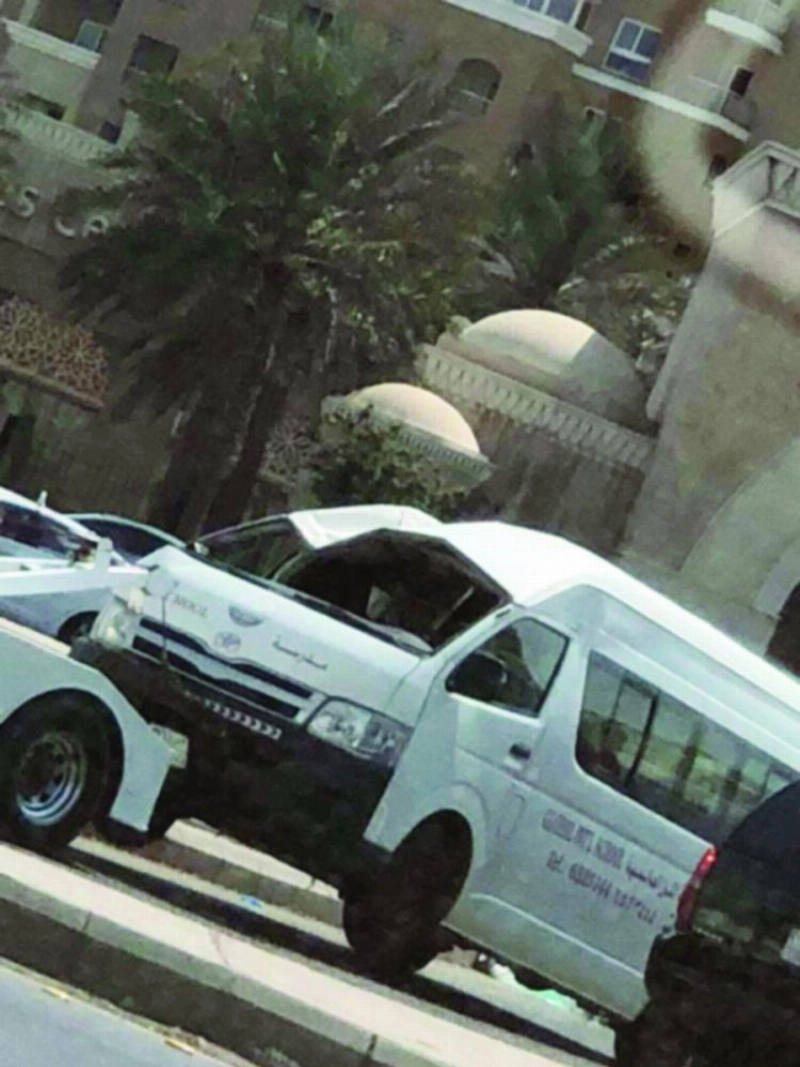 من حادث الحافلة المدرسية (مكة)